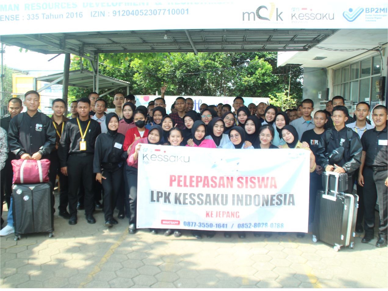 pelepasan siswa kessaku ke Jepang
